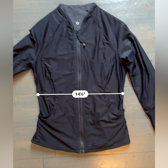 Lululemon Black ‘Find Your Bliss’ Jacket, Reversible - Size 6 - Picture 11 of 15